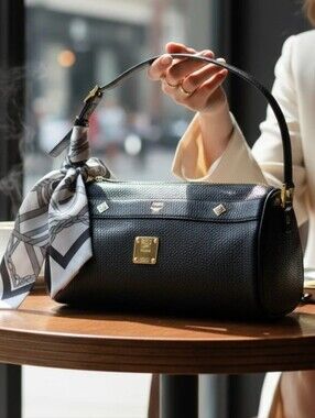 MCM Papillon Barrel Mini Hand Bag